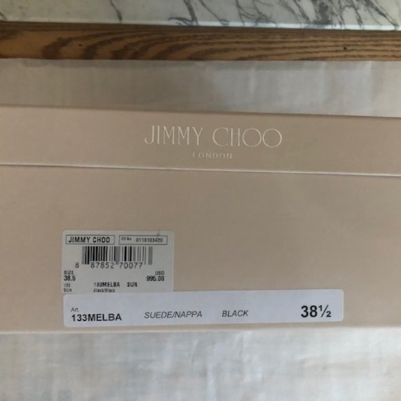 Jimmy Choo Suede/Nappa Black ankle boots **FIRM** - Picture 2 of 11